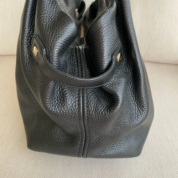 EUC Kate Spade New York black pebble leather zip closure handbag - Picture 4 of 14